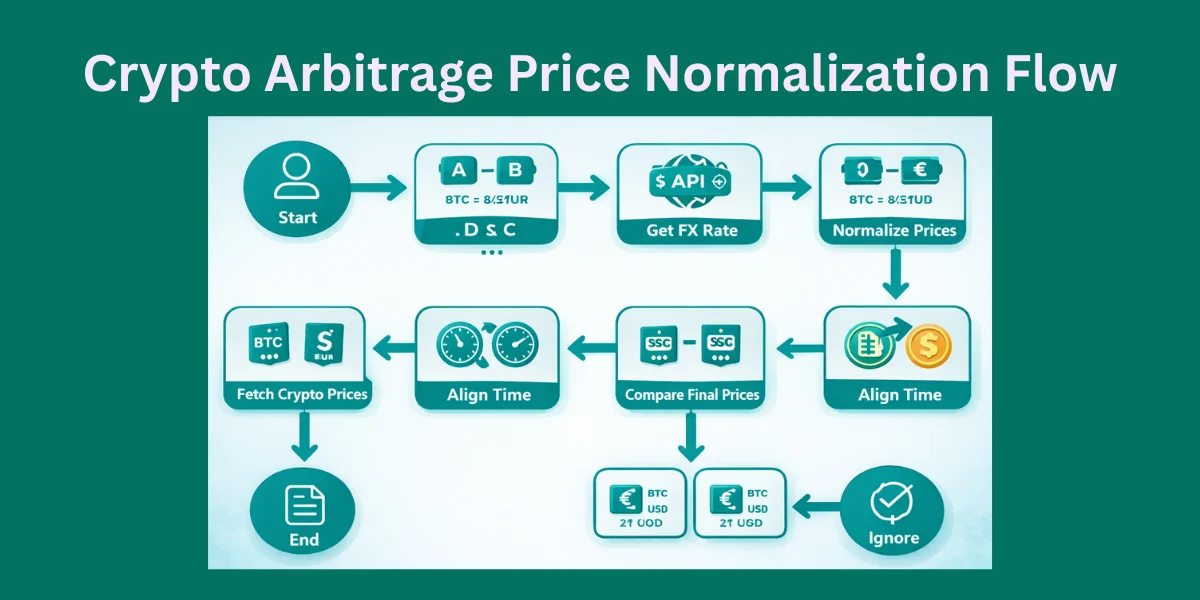 Crypto Arbitrage Price Normalization Flow