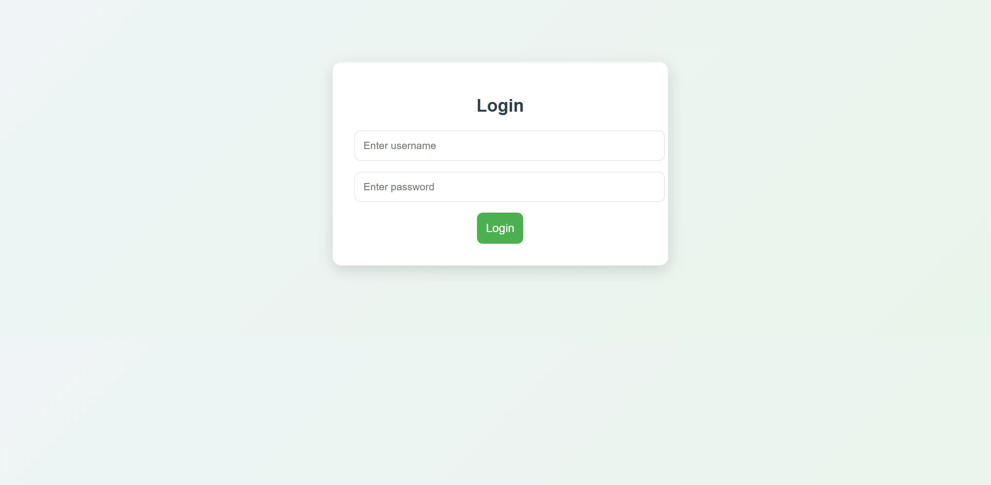 Login Page